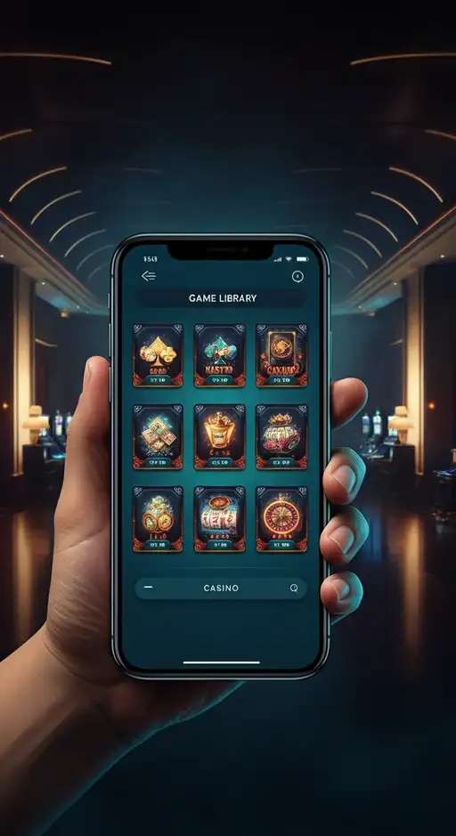 Een overzicht van het uitgebreide spelaanbod van StarDice Casino, met diverse slots, dice games en live casino tafels, gepresenteerd op een modern platform.